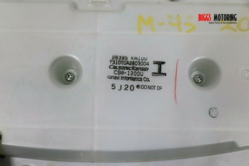 2006-2008 Infiniti M35 M45 Dash Radio Face Climate Control Panel 28395 EH100 - Picture 6 of 6