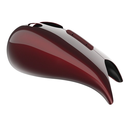Mysterious Red Sunglo Stretched Tank Cover For 09+ Harley Advanblack Touring - Picture 6 of 7