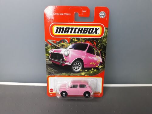matchbox 1964 austin mini cooper 2022 pink - Picture 2 of 3