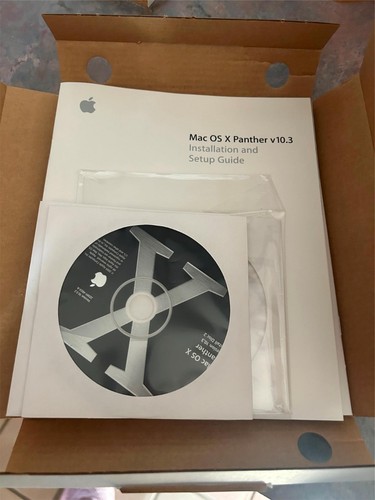 TC APPLE MAC OS X PANTHER V10.3.2 2003 SOFTWARE (WAT7) - Picture 3 of 5