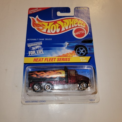 1997 Hot Wheels Heat Fleet Series 3/4 #539 Peterbilt Tank Truck - Picture 2 of 5