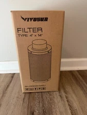 Vivosun Air Carbon Filter 4"x14", unopened box, SKU: 306143--412J 