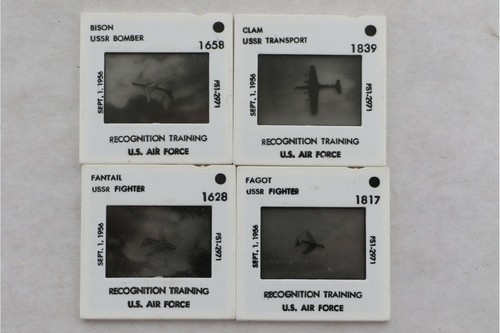 190 INDIVIDUAL 1950-60'S OFFICIAL U.S. AIRFORCE PLANE RECOGNITION SLIDES - Picture 7 of 8