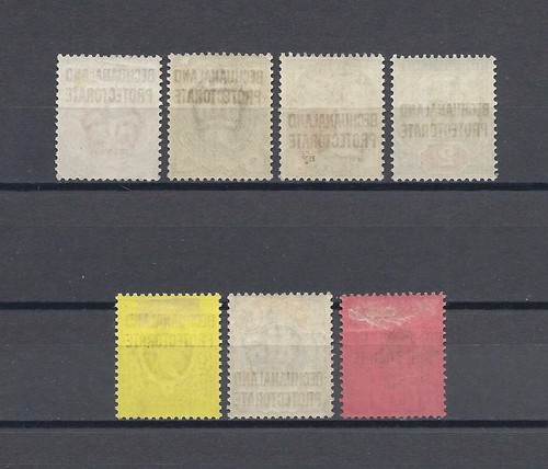 BECHUANALANDIA 1897/1902 SG 59/65 COMO NUEVO - Imagen 2 de 2