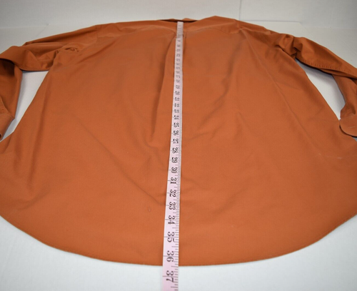 Vintage Casual Shirt Nordstrom Size XL 80s Golden Orange Cobain Special - Picture 10 of 11
