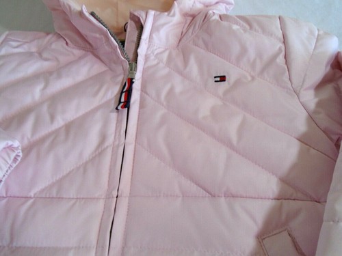 NWT Tommy Hilfiger HOUTEN JACKET Warm Primaloft PINK ICING $99 Girls XS (4-5) - Picture 3 of 7