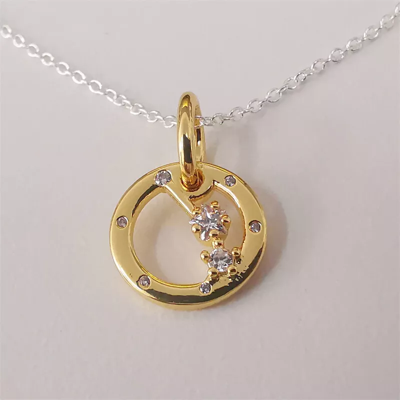Pandora S925 Ale Constellations Story Aries Necklace Set 45cm