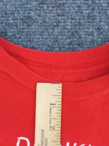 Coca-Cola Mens Size Large Red Classic Script Logo T Shirt nice coke 148 - Picture 12 of 12