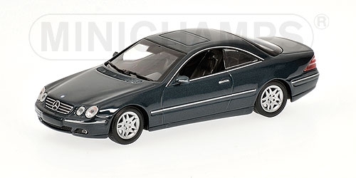 Mercedes Benz Cl Class Coupe' C215 verde Metallic 1999 1 43 Model MINICHAMPS Mercedes Benz Cl Class Coupe' C215 verde Metallic 1999 1 43 Model MINICHAMPS