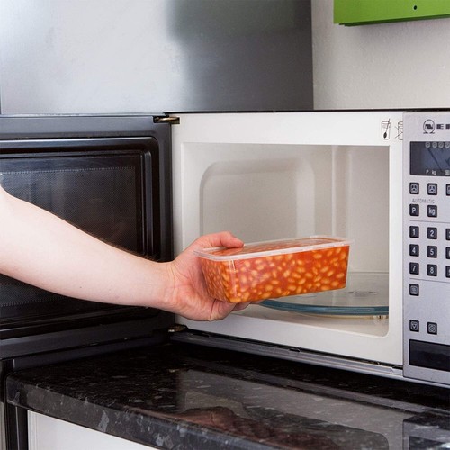 Contenedores y tapas de almacenamiento de alimentos plástico fuerte para llevar rosa manzana C500 x 252 - Imagen 7 de 10