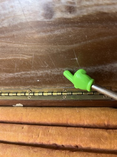 Vintage Dante Mahagoni und Incolay Stein Retriever Jagdhund Herren Diener Box - Bild 6 von 10