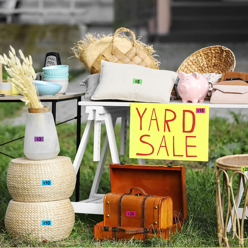 4125 Pcs Removable Garage Sale Stickers, Pre-Priced Yard Sale Price Stickers (1/ - Picture 6 of 12