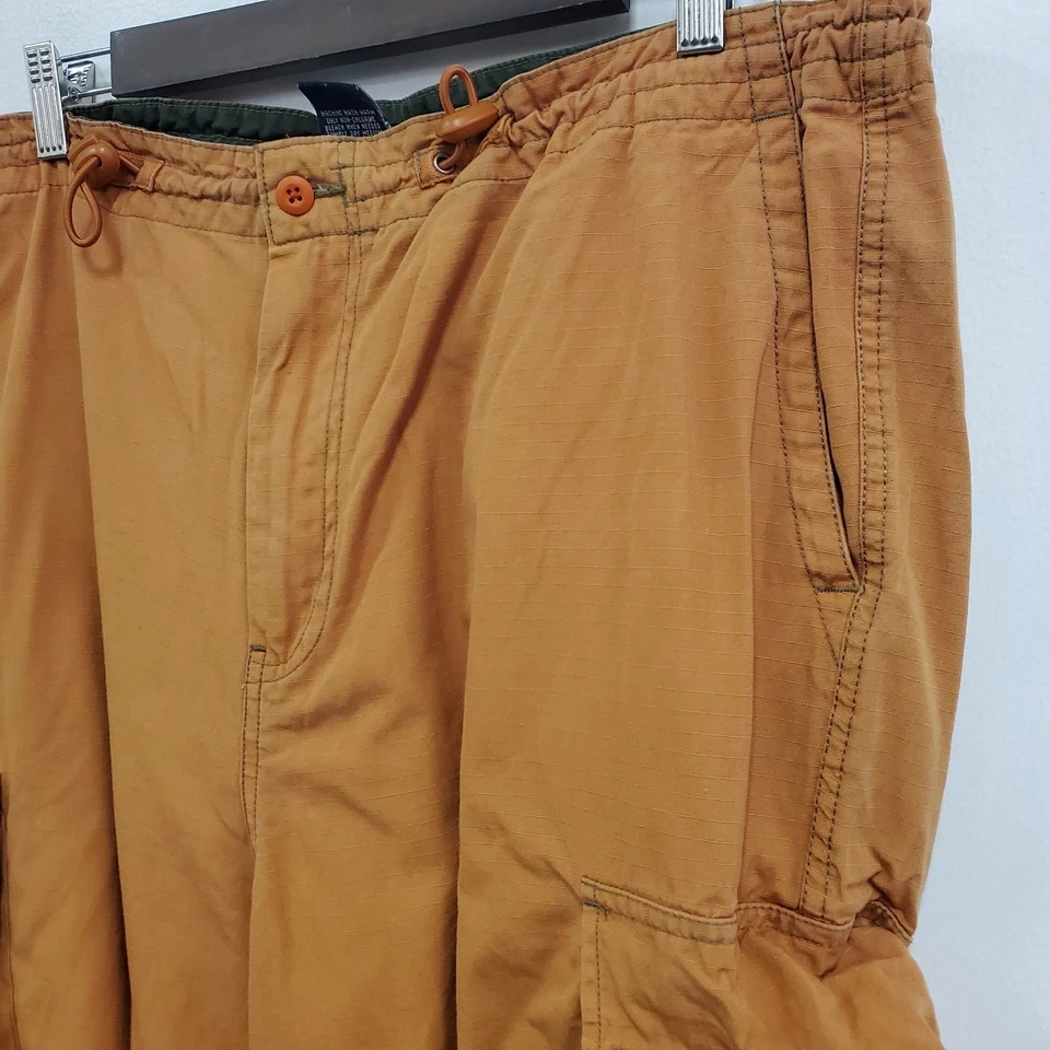 复古 Gap 男式 Y2K Corpcore 工装裤 XL 码橙色街头服饰替代品 — 第 2/4 张图片