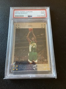 Kevin Durant 2007 Topps Chrome #131 Base Price Guide