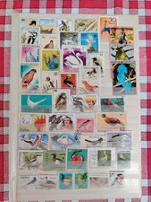 42 timbres Oiseaux  ( lot C 106 )