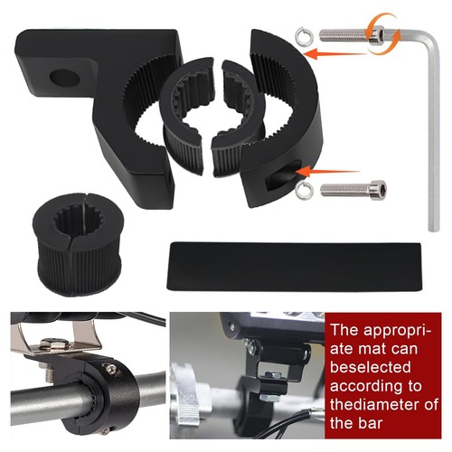 2pcs Aluminum Alloy LED Light Bar Clamp Kit Fit 0.75", 1", 1.25" Tubes Light ... - Picture 4 of 5