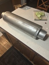 Jones Exhaust Full Boar Round Super Duty Steel 4 Inch Muffler Sd722-8d Jones Exhaust Full Boar Round Super Duty Steel 4 Inch Muffler Sd722-8d