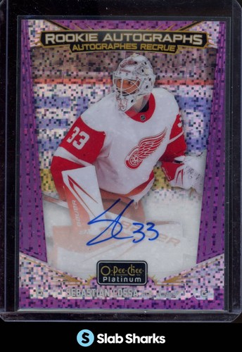 2024 O-PEE-CHEE PLATINUM #R-SB SEBASTIAN COSSA ROOKIE AUTO VIOLET PIXELS RC /65