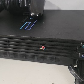 Sony PlayStation 2 Console  Black Fat Cords, Controller + 3 Games 