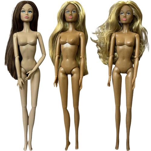 1/6 Super Model Puppe BJD mit beweglichen Gelenken beige dunkelbraune Haut 30 cm - Bild 6 von 15