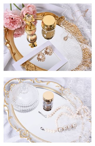 Decorative Tray - Gold Mirror Tray for Bathroom Vanity, Dessert & Coffee Tabl... - Picture 8 of 8