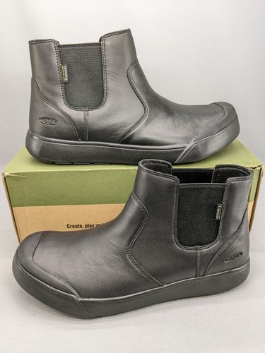 Keen Women’s Elena Chelsea Waterproof Pull On Boots, Black/Black, Size 11 - Picture 6 of 11