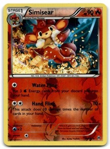 2015 XY - BREAKthrough Pokemon Simisear Stage 1/Rare #24 Holo