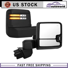 w/Signal Heated Mirrors For 2019-2022 Chevy silverado GMC Serria 2500 3500 LH&RH