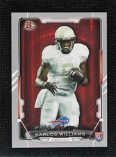 2015 Bowman Rookies Silver 1/1 Karlos Williams #34 RC 00em