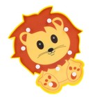 Plastic Adorable Lion-shaped Small Night Lamp Desktop Decor Home Night Lamp