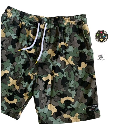 Maui and Sons Men's Size XL Bubble Print Sweat Fleece Adult Camo Shorts New - Picture 5 of 9