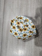 Quad Roller Skate Toe Cap Guard Protectors 1 Pair, Daisy Print