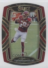 2020 Panini Select Club Level Maroon Prizm Die-Cut Thomas Davis Sr #221 01wi