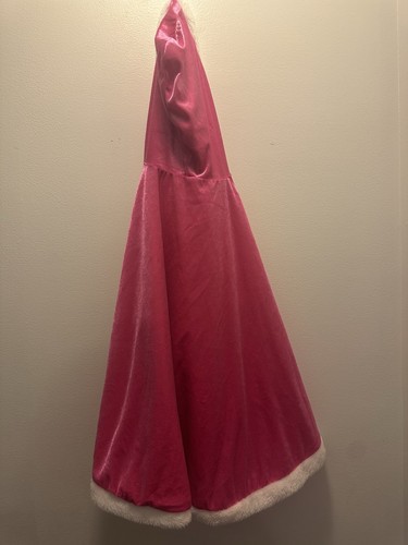 Fur Princess Hooded Cape Cloak Costume Girls Size Kids Small Frozen Winter - Picture 5 of 13