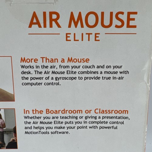Gyration Air Mouse Elite Wireless Rechargable Mouse GYM5600NA No USB Receiver  - Picture 16 of 18