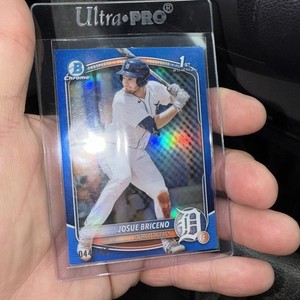 2025 Bowman Chrome Prospects Josue Briceno #BCP-13 /150 True Blue