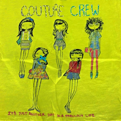 T-shirt girocollo Disney firmata bambina giallo fluo grafica giovane taglia media - Foto 2 di 6