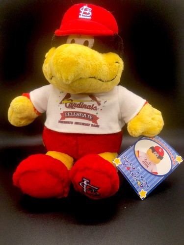 "Fredbird Cardinals Build a Bear St Louis MLB 13"" Peluche Cumpleaños Bash" - Imagen 15 de 22