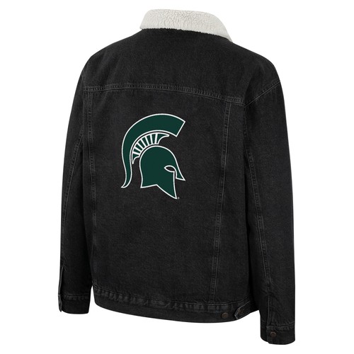 Men's Colosseum x Wrangler Charcoal Michigan State Spartans Western Button-Up - Bild 3 von 3