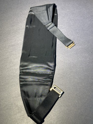 Vintage Men’s Blk Bow tie/cumberband Tuxedo Set In Original Box Pre-owned - Picture 5 of 11