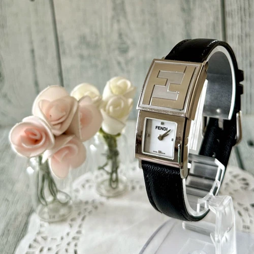Orologio Fendi 5400L Analogico Quarzo Donna Batteria Sostituita Secret Time Vintage 01551