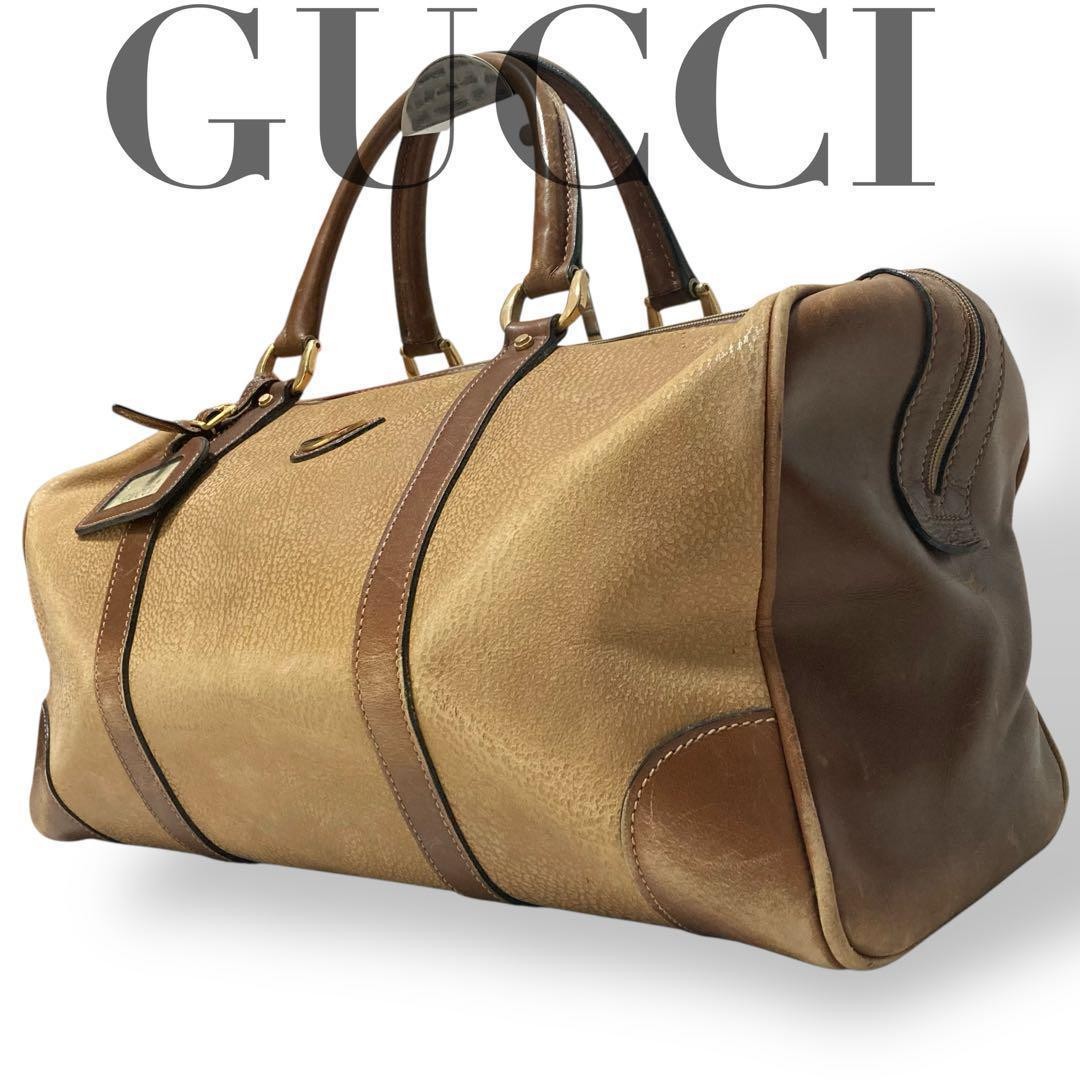 GUCCI Authentic Brown Leather Handle Bag G07223185