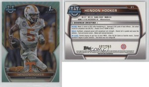 2022 Bowman U Chrome Aqua Refractor /299 Hendon Hooker #21
