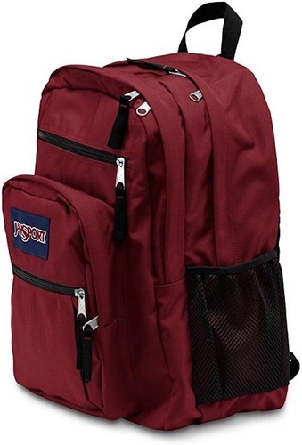 100% Authentic, JanSport Big Student Bag, Backpack, Viking Red, 30 Year Warranty - Picture 3 of 4