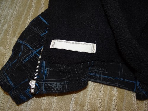 VOLCOM Sudadera con Capucha Jóvenes Niños GRANDE Mezcla de Algodón Patinador - Sherpa a Cuadros - Imagen 6 de 12