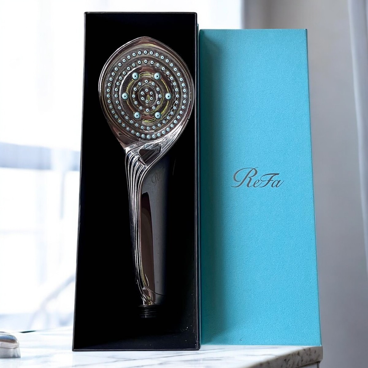 ReFa FINE BUBBLE S Shower Head RS-AF15A Silver Working Luxury Bath