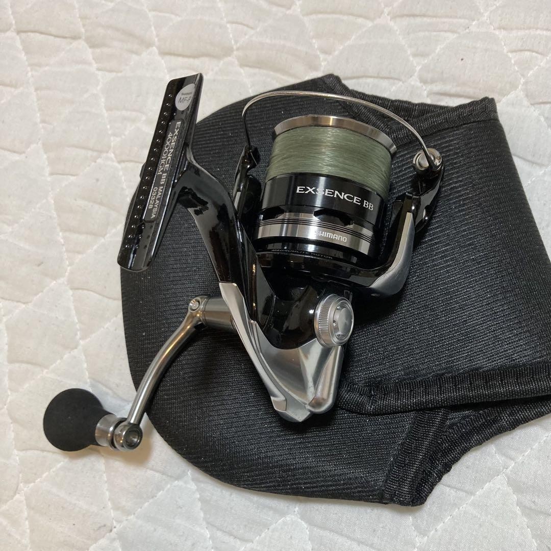Shimano Spinning Reel Exsense Bb 4000Hgm With Cover Used