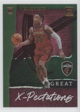 2020-21 Panini Donruss Great X-Pectations Green Flood Isaac Okoro #5 4l3