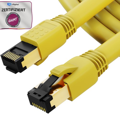 Patchkabel Cat8 Netzwerkkabel CAT 8.1 S/FTP Halogenfrei LSZH RJ45 LAN Kabel PIMF - Afbeelding 11 van 22