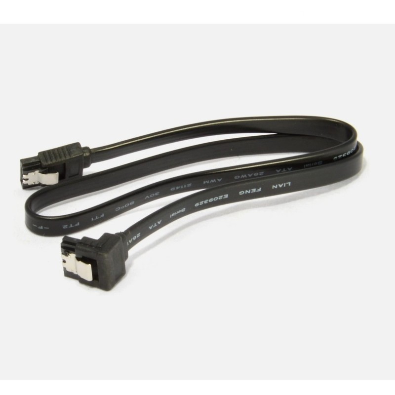 1pcs SATA 3.0 Cable SATA 3.0 6GB/s Right Angle 90 Degree SSD HDD Hard DriveBlack